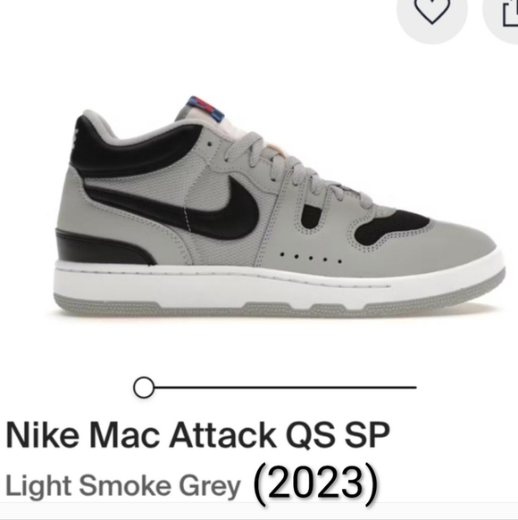 Nike Other - Nike Mac Attack QS SP Light Smoke Grey Mens 10.5 Womens 12 EUC W/OG BOX